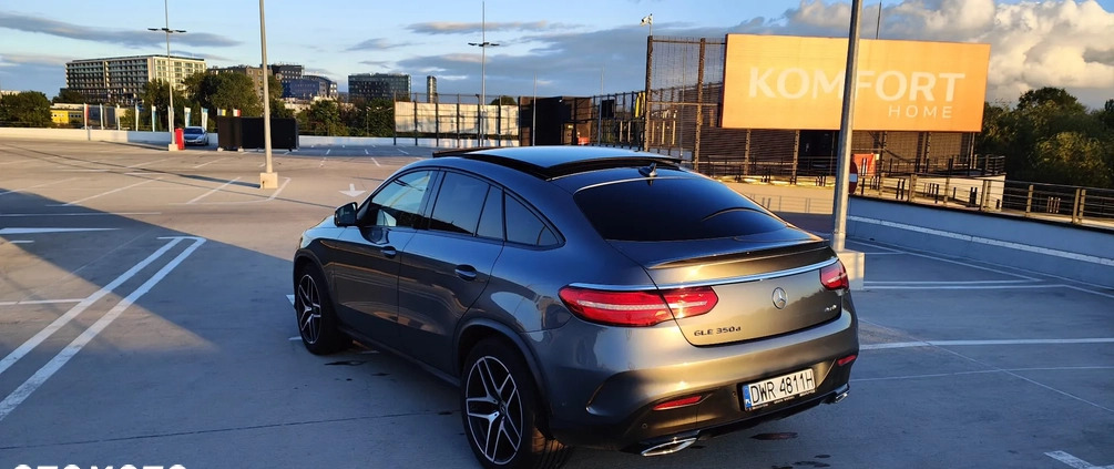 Mercedes-Benz GLE cena 219000 przebieg: 99000, rok produkcji 2017 z Wrocław małe 211